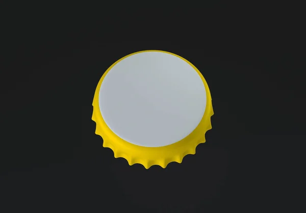 Bottle Cap Mockup Uppsägning — Stockfoto