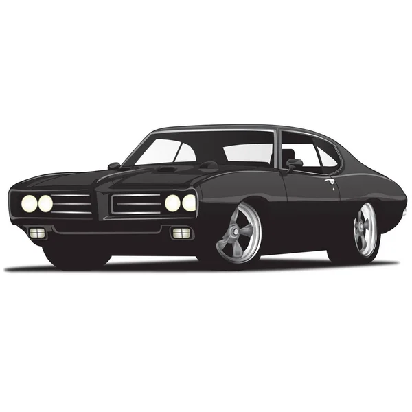 Siyah Klasik Klasik Araba.