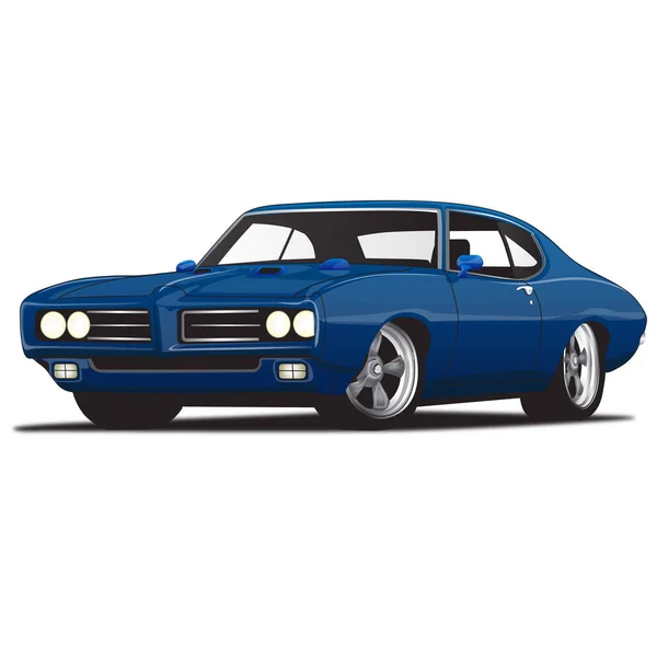 Mavi 60 'ın Klasik Kas Arabası