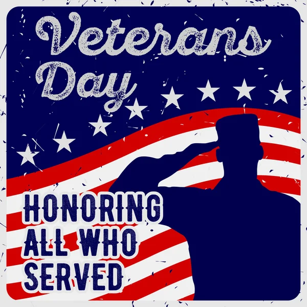 Vintage tarzı içinde Gaziler Günü tebrik posteri.