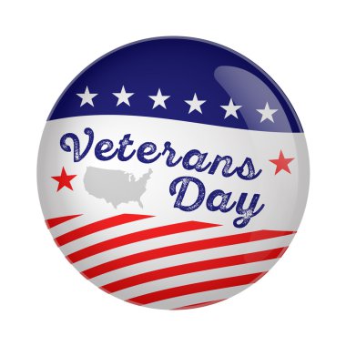 Gaziler günü rozet simge.