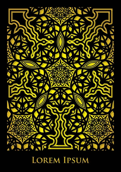 Soyut, zarif iş kartı, flyer şablonu. Vektör çizim