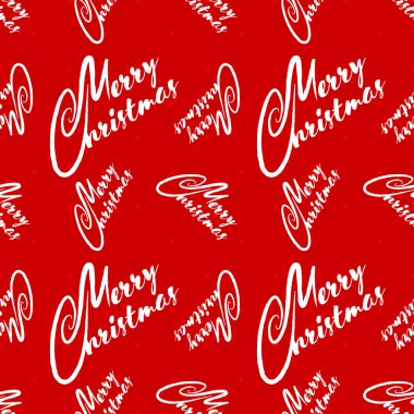 Neşeli Noel el çekilmiş seamless modeli, Hat sanatı ile arka plan. 