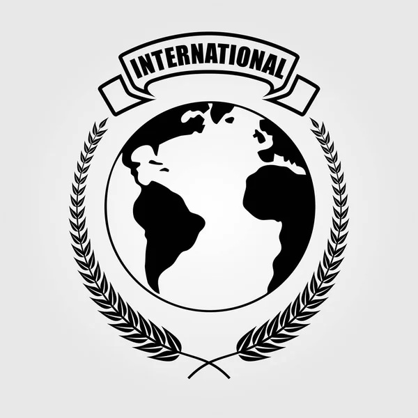 Globe logo — Stock Vector © magagraphics #9856415