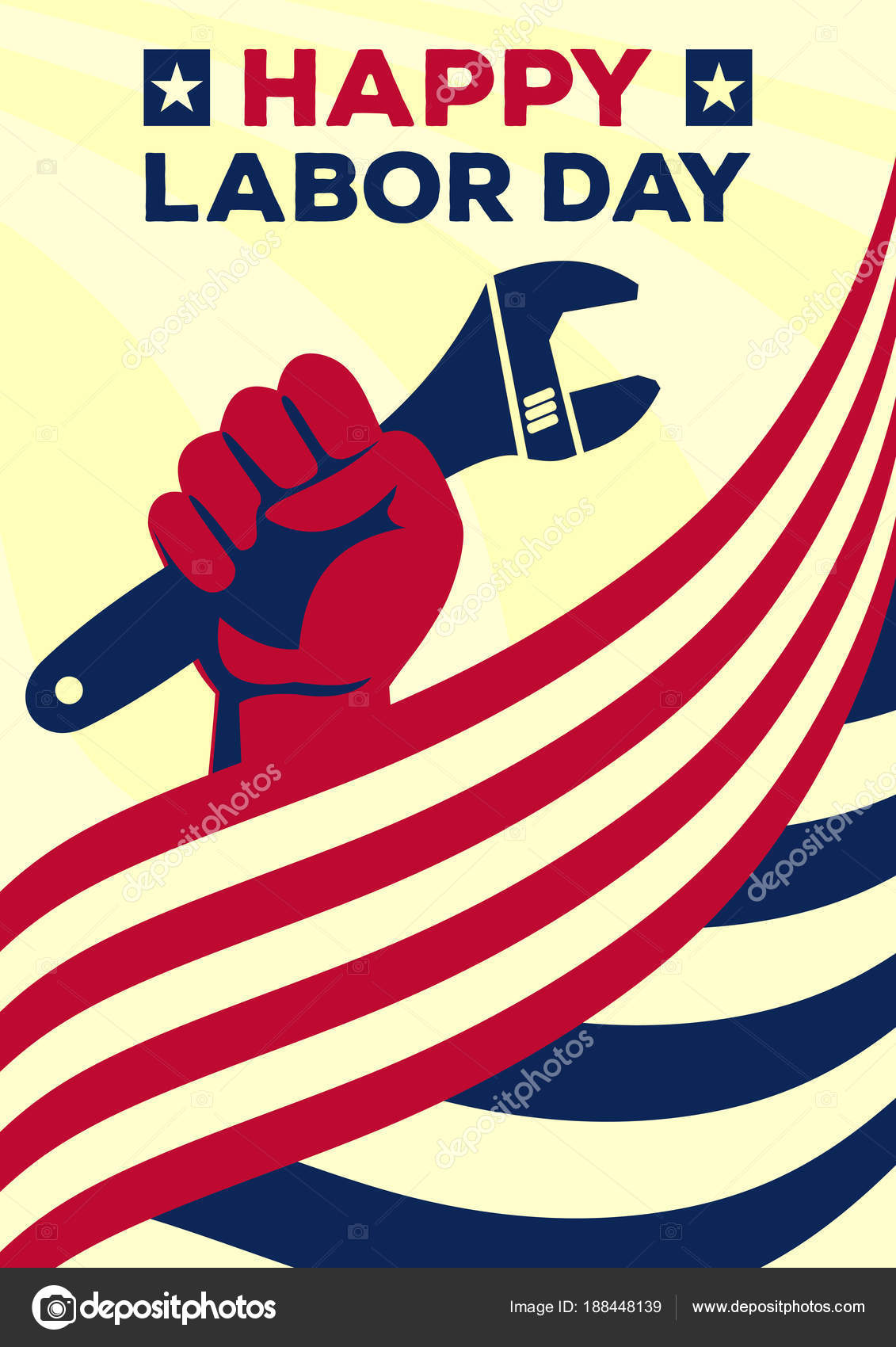 Labor Day Vintage Happy Labor Day Vintage Banner Poster Vector