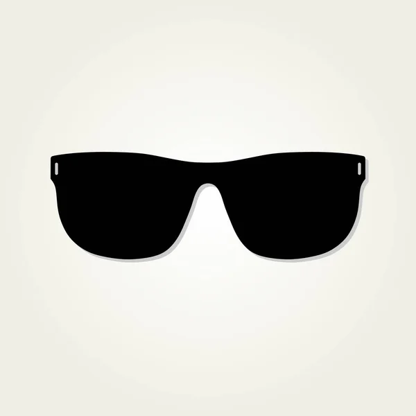 Sunglasses Icon Isolated White Background — Stock Vector