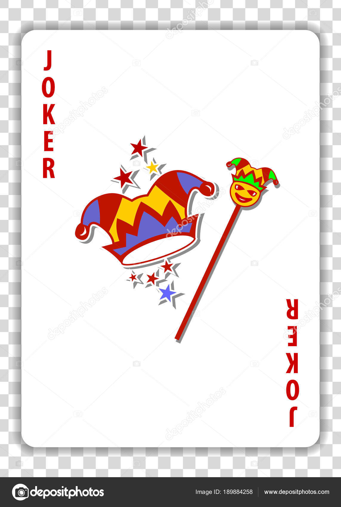 Lovely 44 Playing Card Joker Background