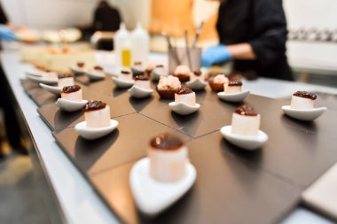 Gıda Gurme restoran arka plan moleküler tatlı tatlı