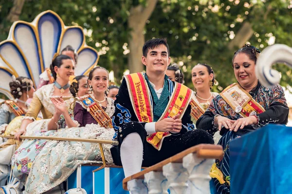 España Denia Julio 2019 Personas Carnaval Fiestas Verano Ciudad Denia —  Fotos de Stock