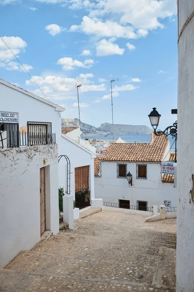 องเก าของสเปน Altea ในว นยายน 2019 Costa Blanca Alicante สเปน — ภาพถ่ายสต็อก