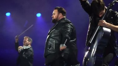 Kiev, Ukrayna - 12 Mayıs 2017: Eurovision Şarkı Yarışması katılımcıdan Hırvatistan Jacques Houdek