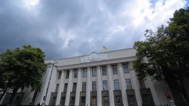 Kiev, Ukrayna - 6 Temmuz 2017: Verkhovna Rada manzaraları