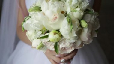 Gelin buketi yakın çekim