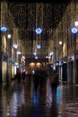 Noel ışıkları Southgate Bath alışveriş merkezinde