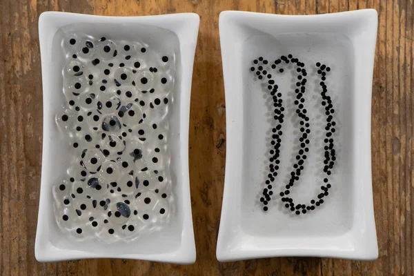 Kurbağa ve kurbağa yumurtası karşılaştırma