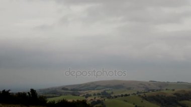 Stiperstones alan doğal güzellikleri görünümünden