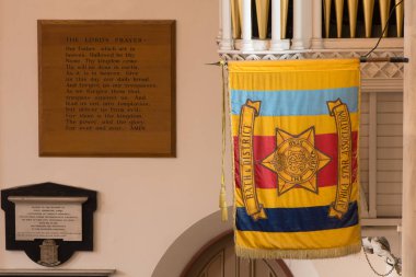 Banyo ve İlçe Afrika yıldızı Derneği bayrak