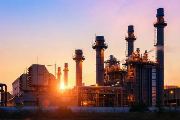 Santral alacakaranlık gökyüzü, Petrokimya tesisi