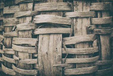 Eski bsket, vintage otantik arka plan solmuş