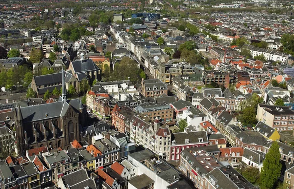 Vista aérea para Utrecht, destino de viagem popular no Nether — Fotografia de Stock