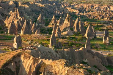 Kapadokya bölgesi, ünlü benzersiz dünya oluşumları dest seyahat