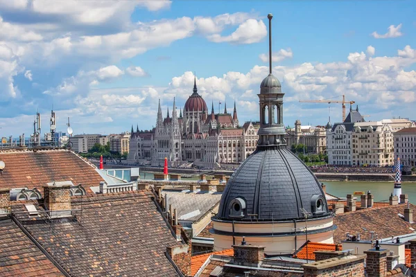 Beautiful Building Parliament Budapest Popular Travel Destination — Stock Photo, Image