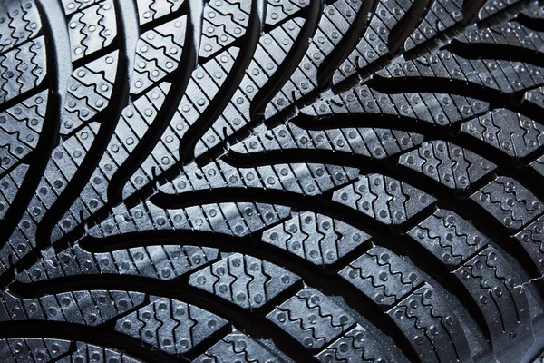 Textura Las Bandas Rodadura Neumáticos Fondo Abstracto Oscuro —  Fotos de Stock