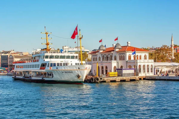 Стамбул Туркей Октября 2019 Года Вид Пирс Парома Хайдарпаса — стоковое фото