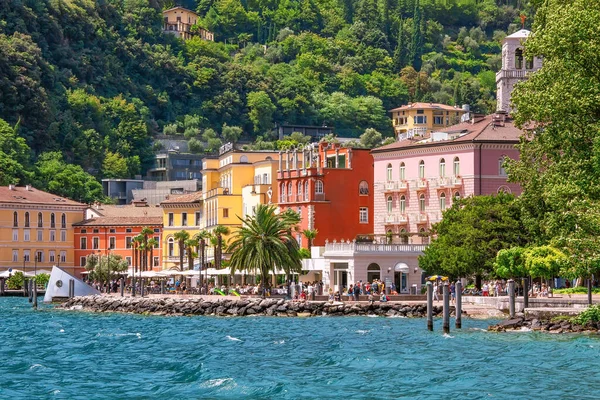 Riva Del Garda Italy Ιουλίου 2019 Θέα Στο Κεντρικό Τμήμα — Φωτογραφία Αρχείου