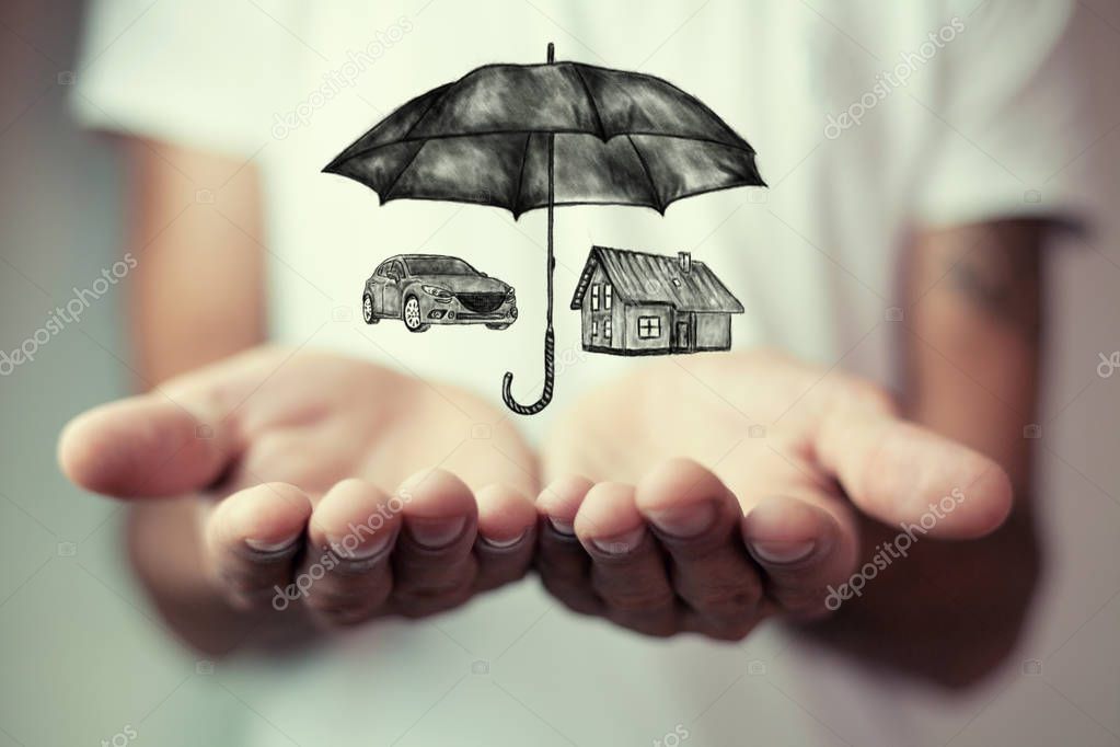 The concept of home and car insurance