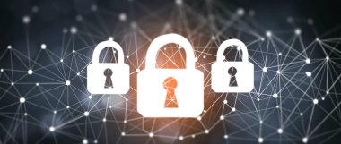 güvenlik kodu dijital konsept