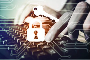 güvenlik kodu dijital konsept