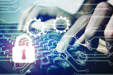 güvenlik kodu dijital konsept