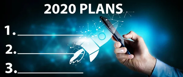 List New Plans 2020 — 스톡 사진