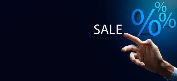 Sale Percent Discount Text Sale — Stock Photo, Image