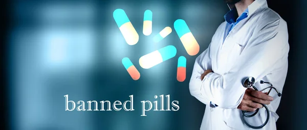 medical concept, side effects of pills