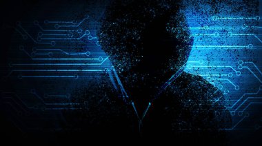 Siber güvenlik, kapüşonlu bilgisayar korsanı