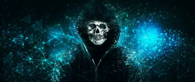 Siber güvenlik, kapüşonlu bilgisayar korsanı