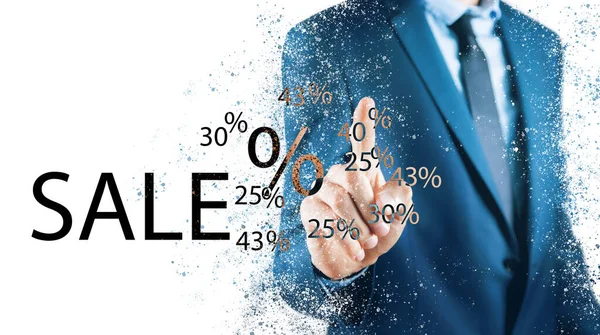 Процент Скидки Продажу — стоковое фото