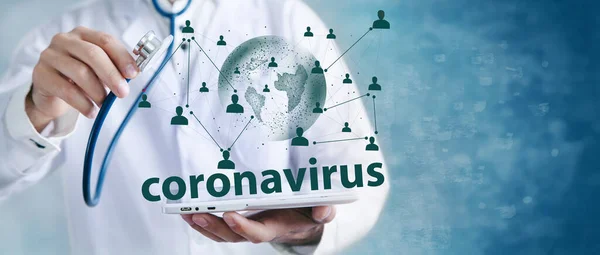 Concetto Del Nuovo Coronavirus 2019 Cina — Foto Stock