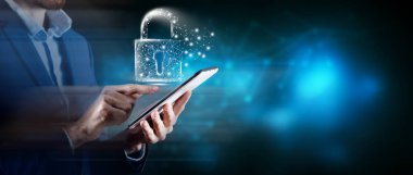 güvenlik kodu dijital konsept