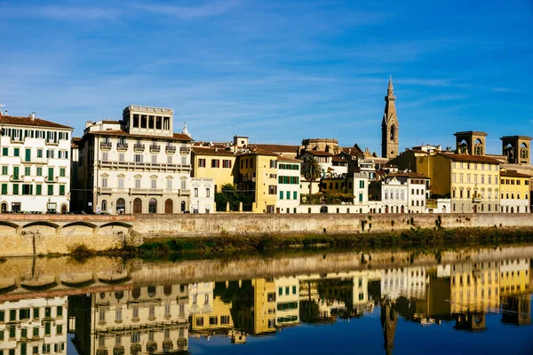 Embankment of Arno River in Florence, Italy