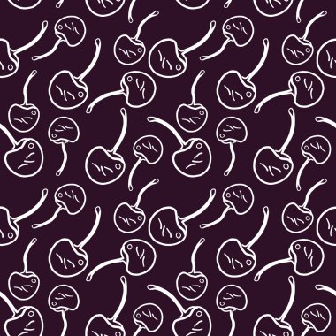 Kiraz ile güzel seamless modeli