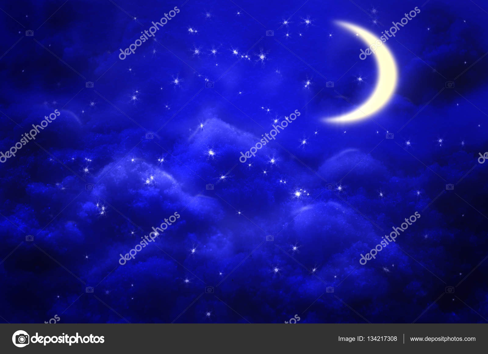 Blue moon background Stock Photos, Royalty Free Blue moon background Images  | Depositphotos