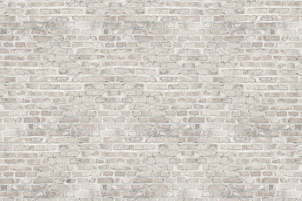 White wash brick wall texture for design. Background for your text or image. — Stock Photo, Image