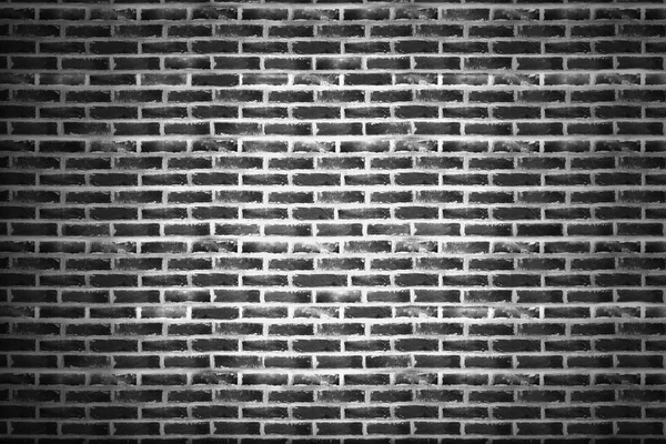 Rough black brick walls. Background for design — Stock Photo, Image