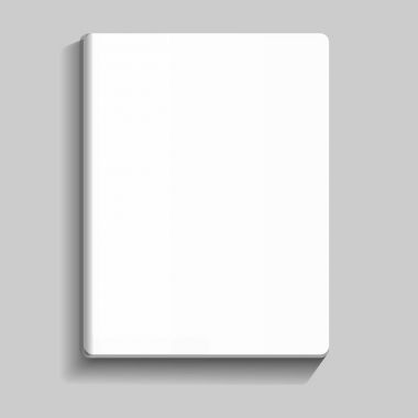 Kutusu, tasarım ve logo için duvarlar. Ön görünümü ambalaj. Vektör çizim. Yukarı alay.