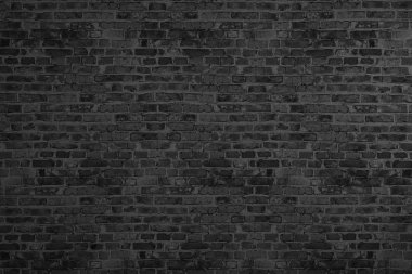 Arkaplan için siyah tuğla duvar
