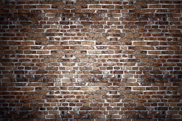 Black brick wall for background — Stock Photo, Image