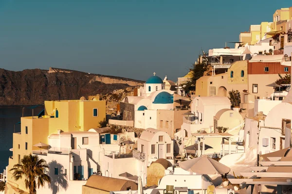 Santorini bonito, este é um console do vulcão em Greece — Fotografia de Stock